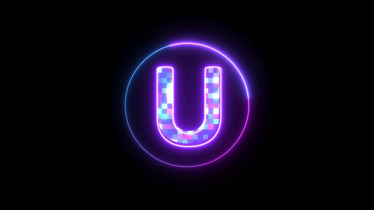 字母U设计视频素材