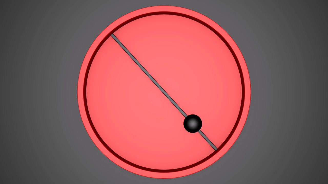 旋转红色圆圈的形状，可循环视频视频下载