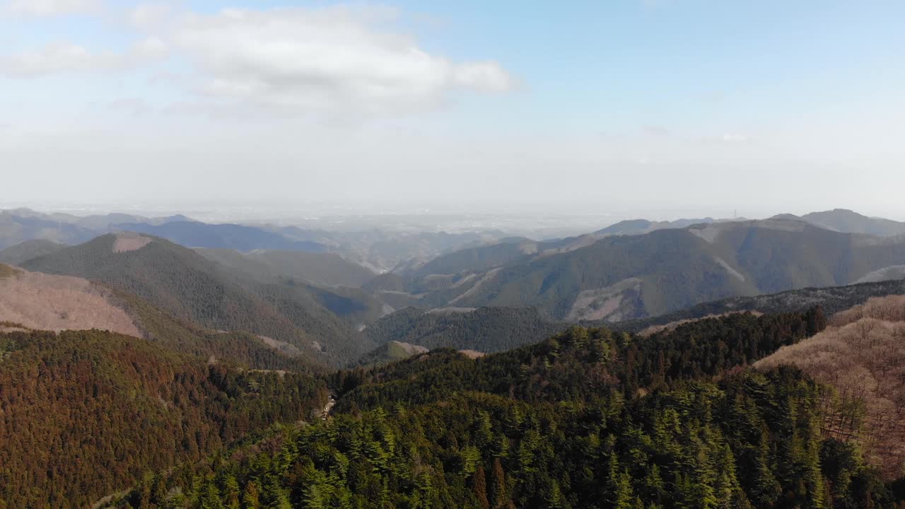 日本山脉的美景视频下载