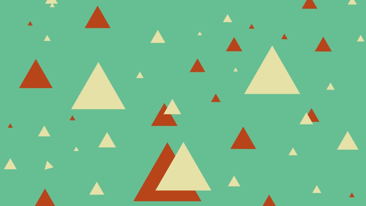 抽象几何背景从形状14三角形视频下载