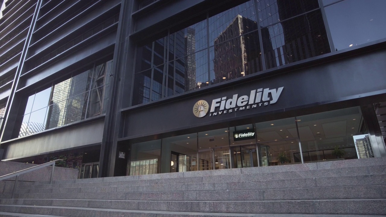 位于曼哈顿下城的富达投资办公室视频下载