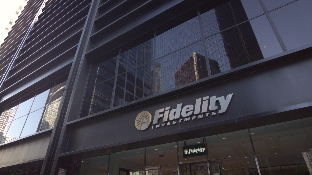 位于曼哈顿下城的富达投资办公室视频下载