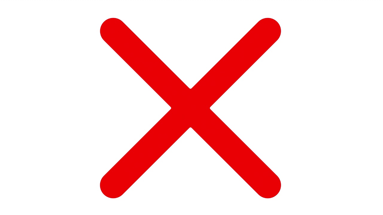 禁止标牌禁止画红十字。视频下载