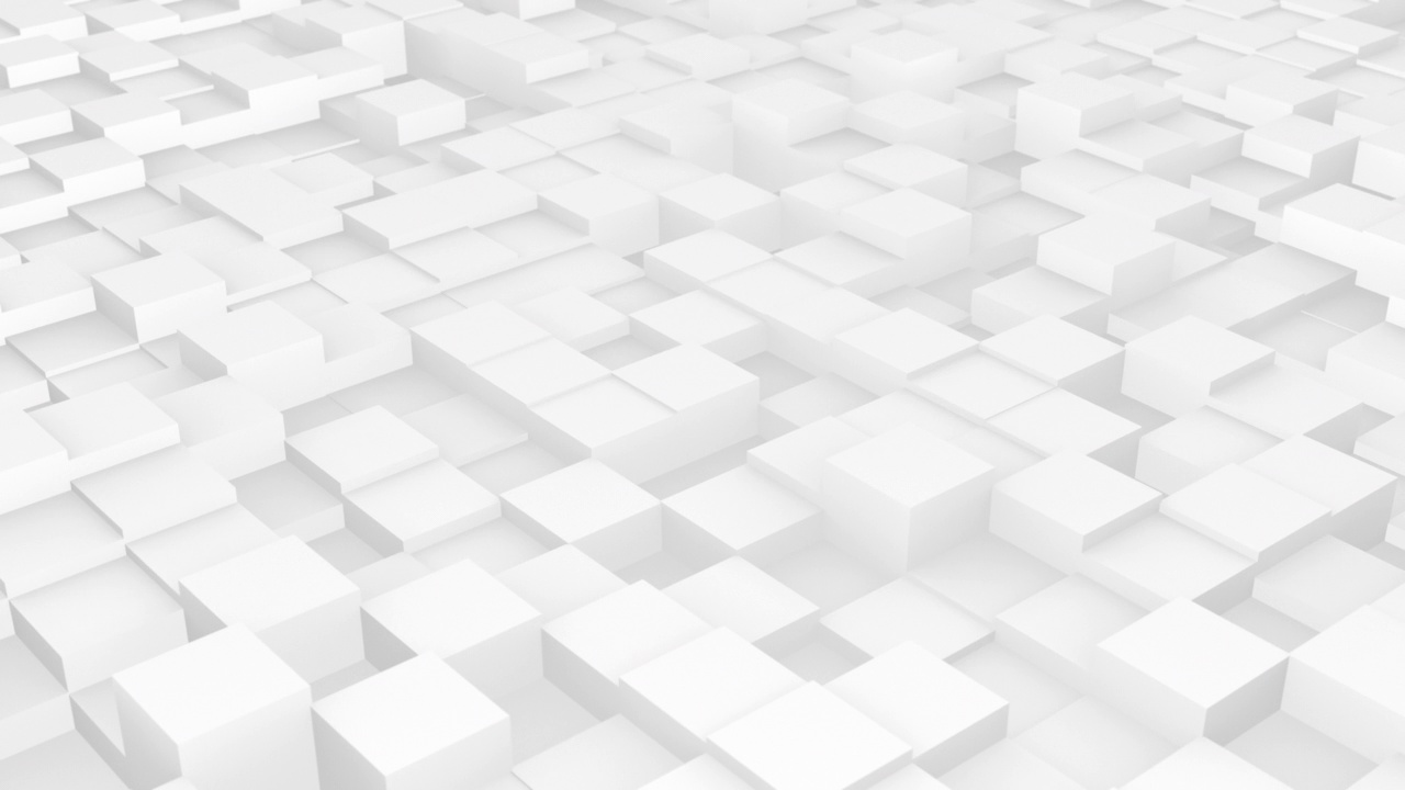抽象的白色方块动画视频下载
