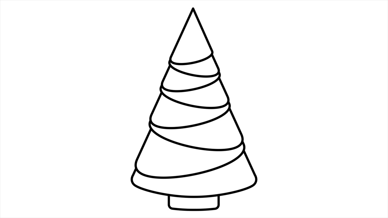 带有alpha频道的圣诞树动画包视频下载