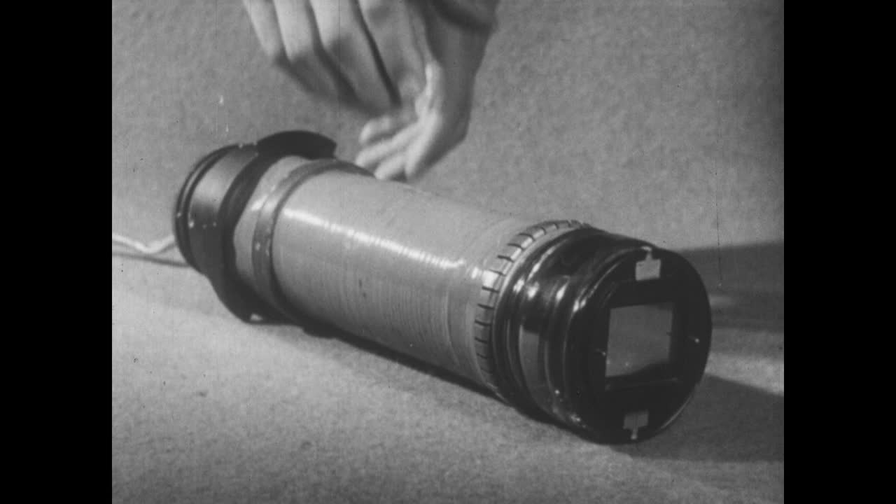 早期电视摄像机，英国，1952年视频下载