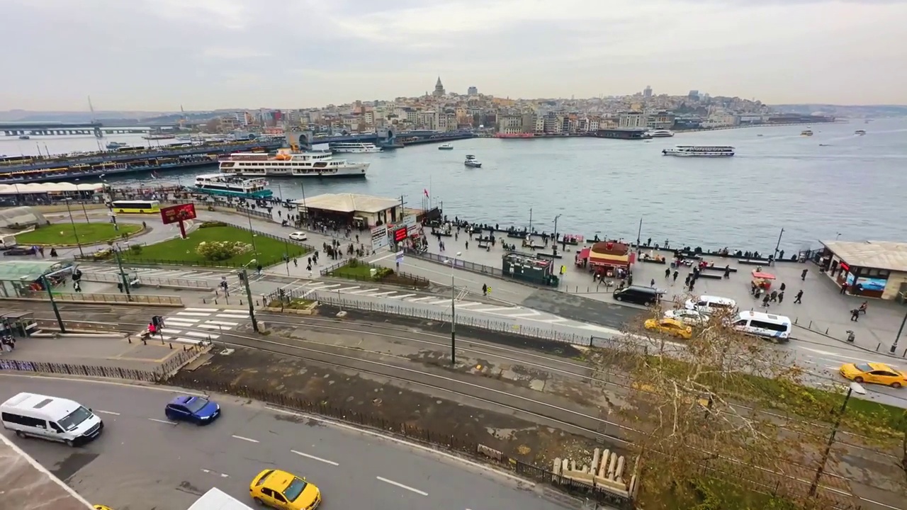 伊斯坦布尔，土耳其股票视频
4K分辨率，爱琴海土耳其，鸟瞰图，古代，建筑，时间推移视频下载