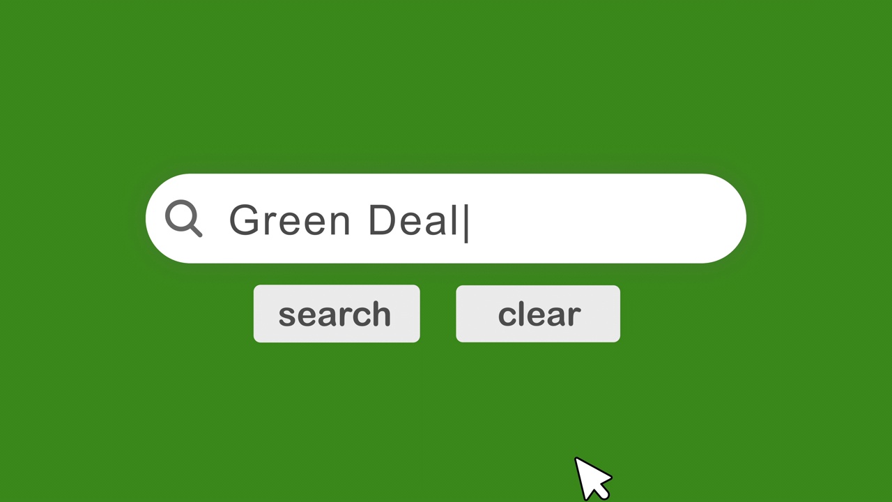 绿色交易键入搜索栏与点击动画视频下载