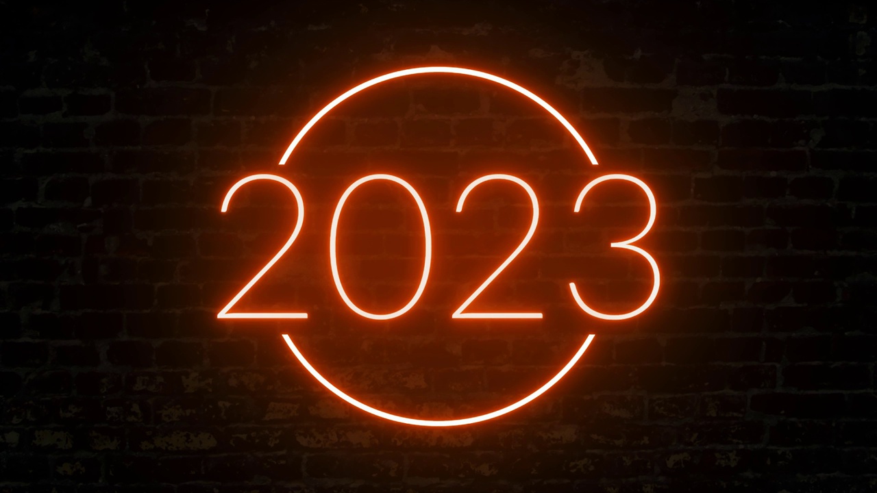 2023霓虹灯招牌视频素材