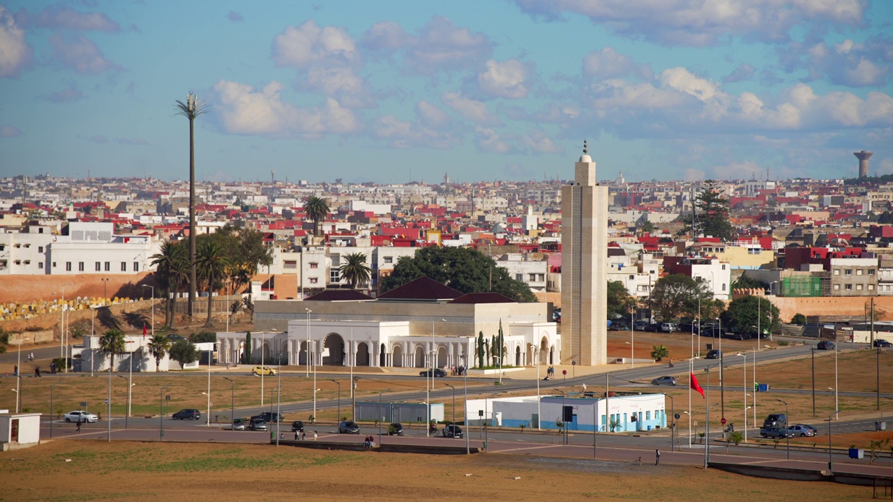 View of the Salé Medina district in Morocco视频下载