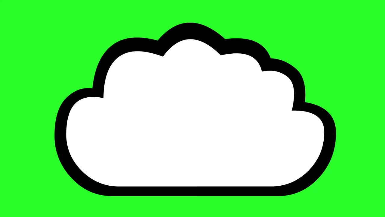 动画图标上传文件云计算和向上的箭头视频下载