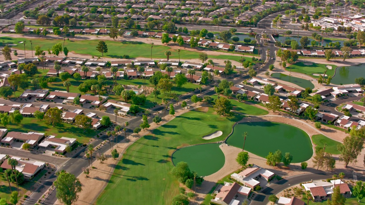 加利福尼亚州棕榈泉的尼斯社区视频素材