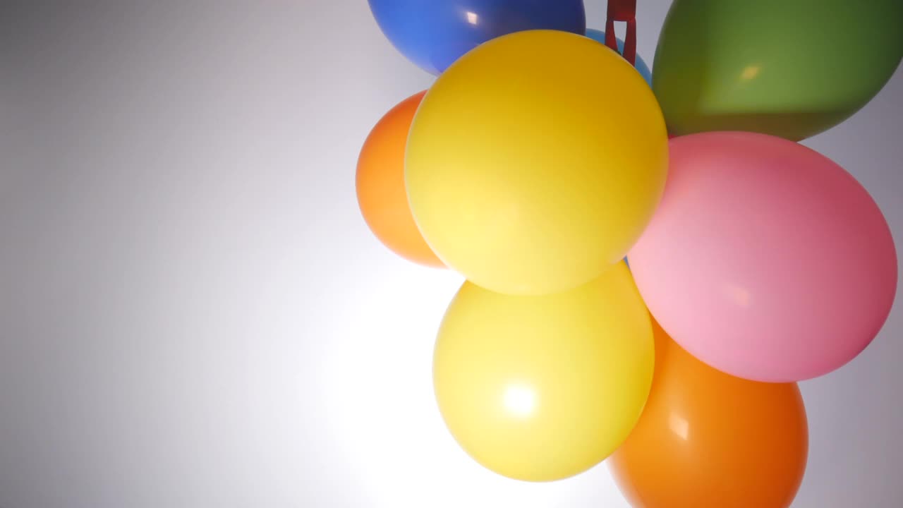 彩色气球视频素材