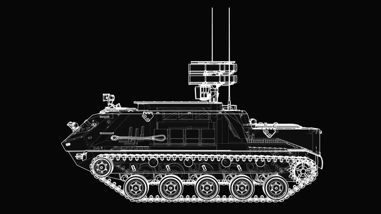 反坦克装甲车视频素材