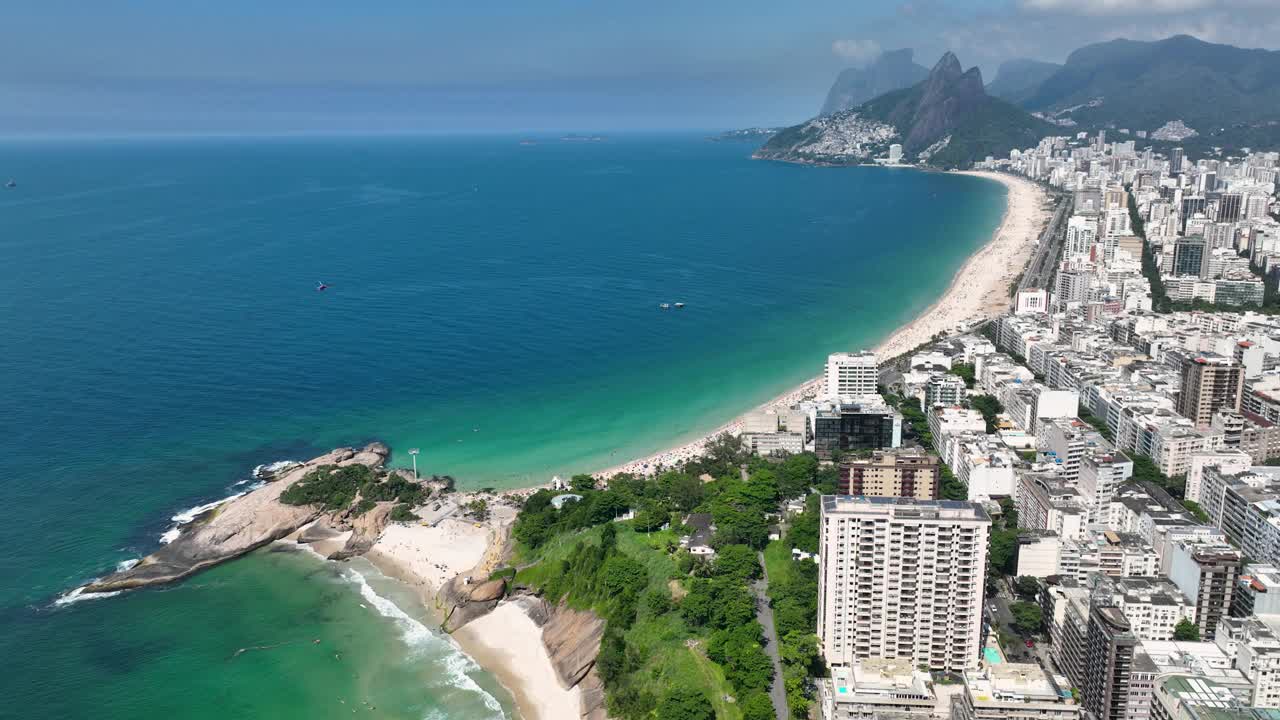 里约热内卢巴西里约热内卢。夏季旅游胜地。视频素材