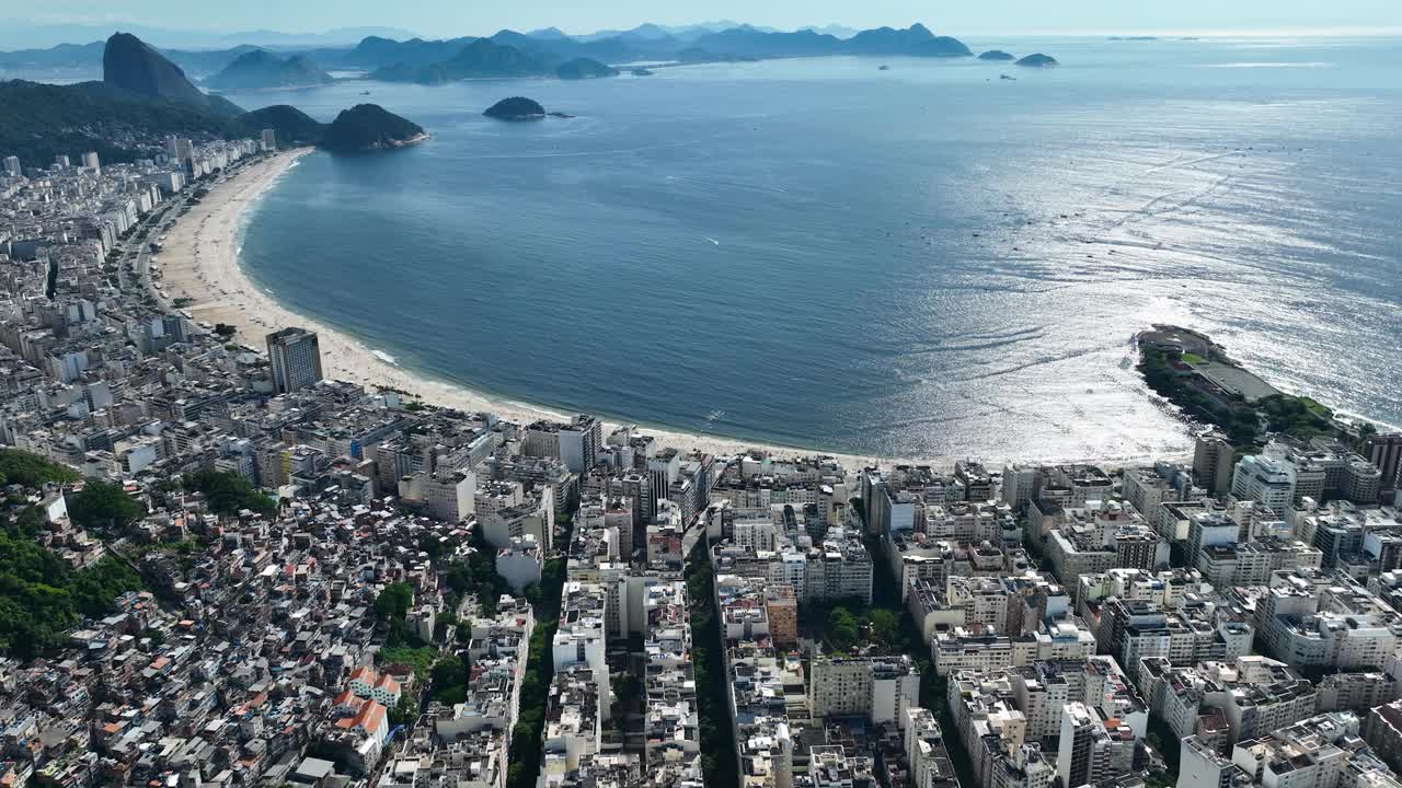 里约热内卢巴西里约热内卢。城市热带风光。视频素材