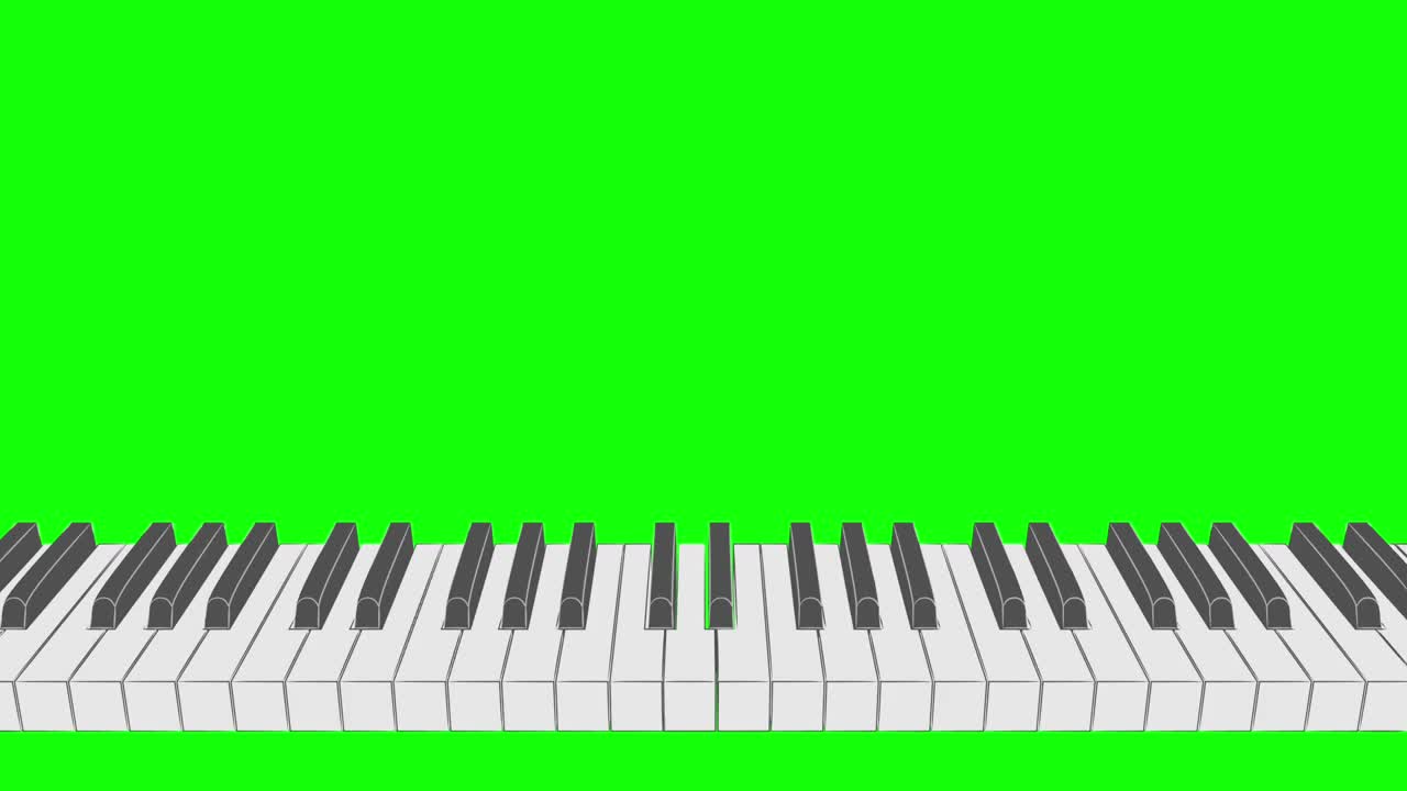 钢琴循环单调模式A视频素材