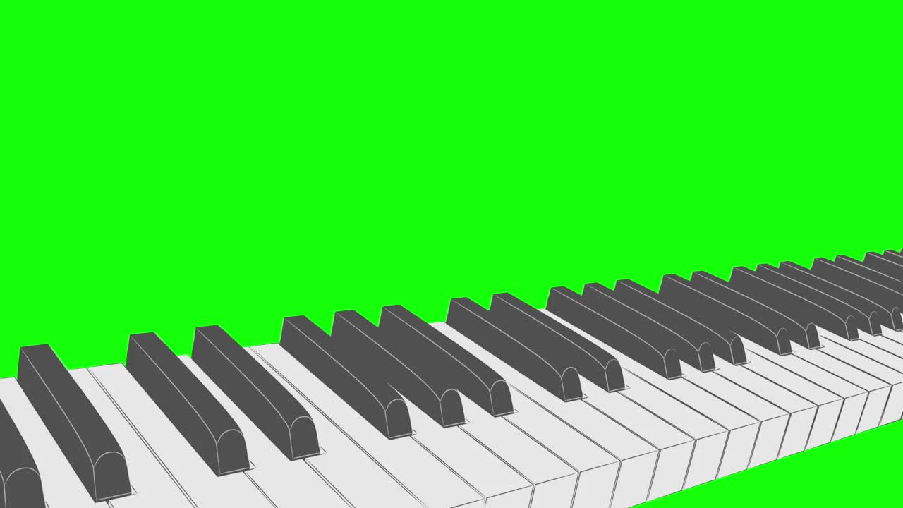 钢琴循环单调模式B视频下载