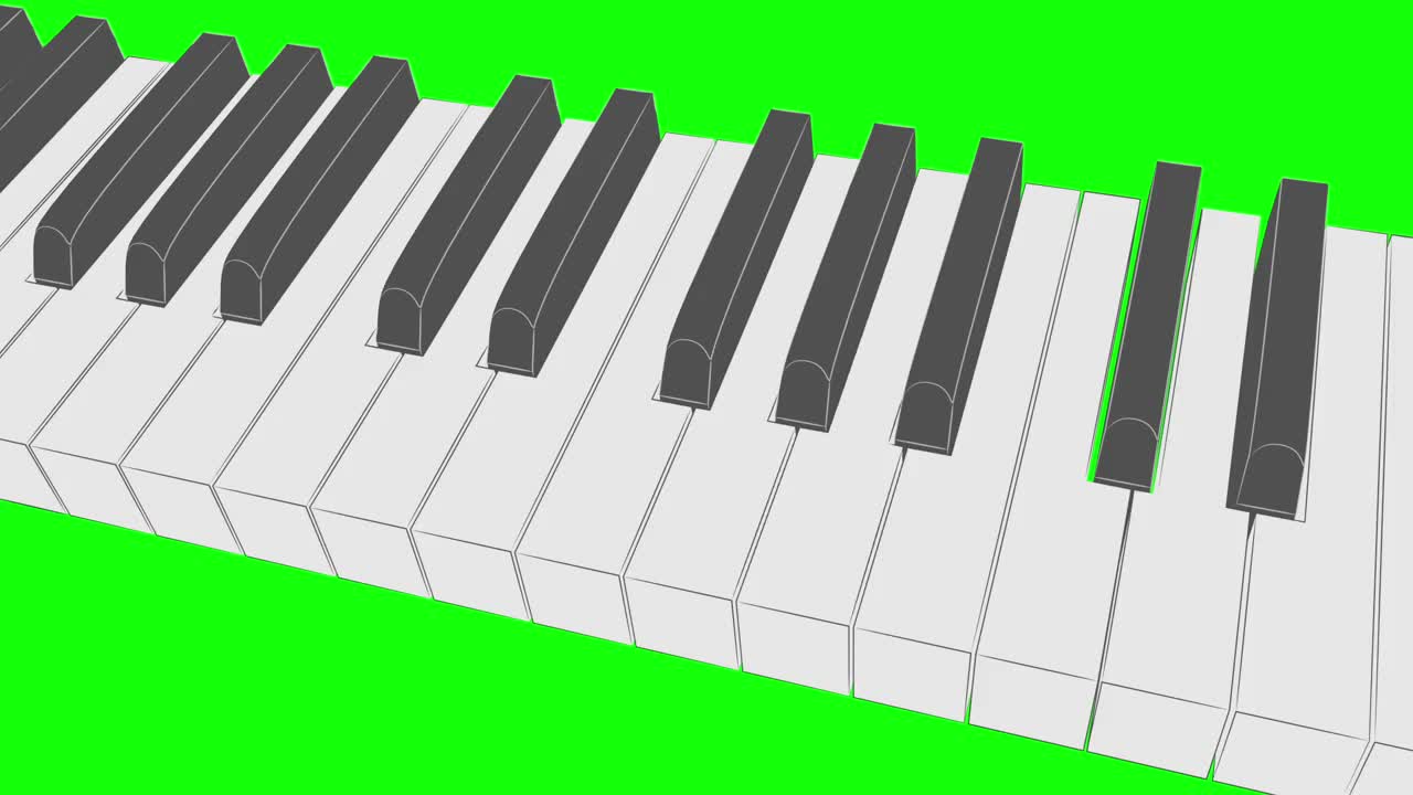 钢琴循环单调式G视频下载