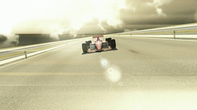 冠军F1赛车-电影风格视频素材