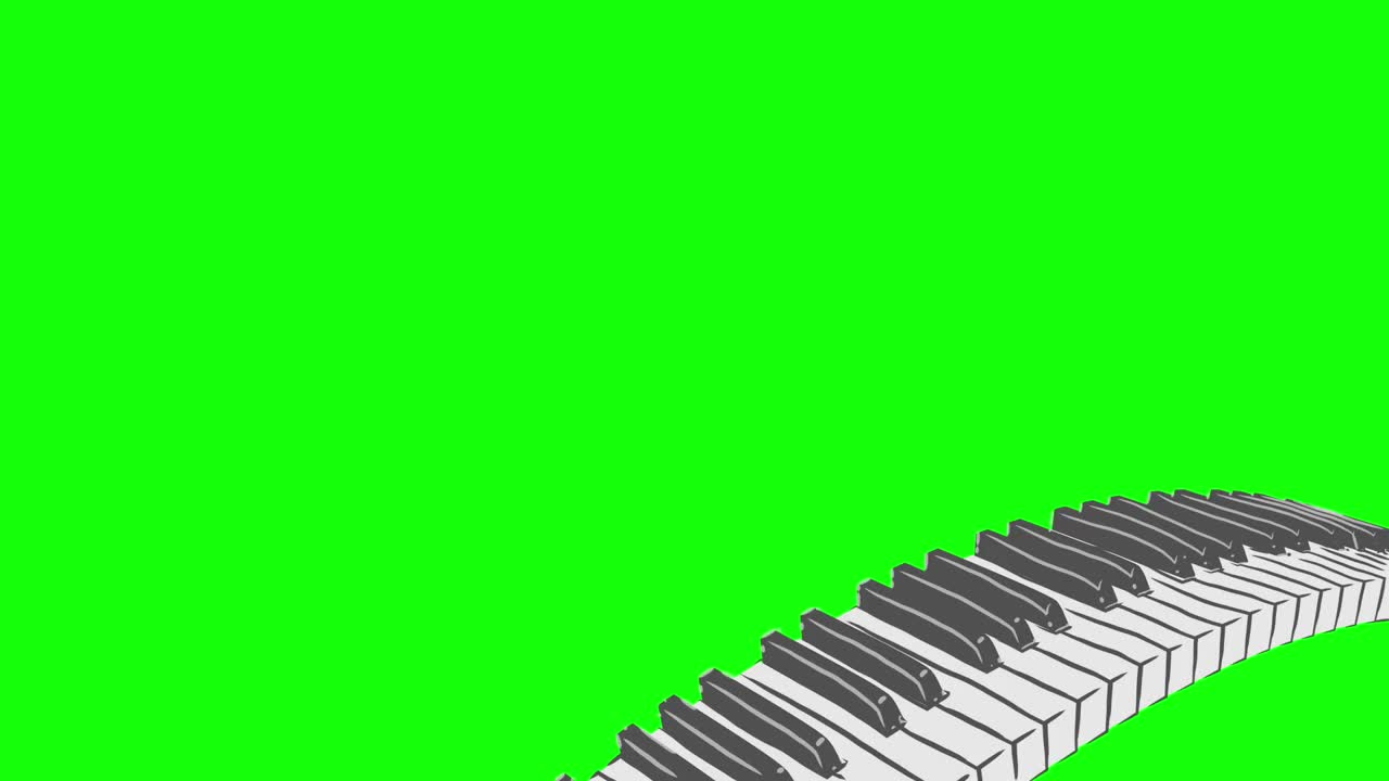 钢琴曲线环风格模式B视频下载