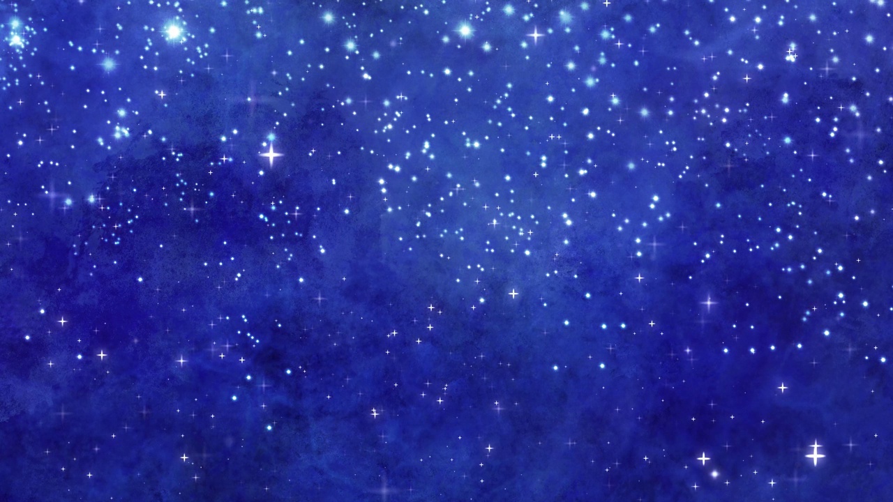 背景动画的夜空闪烁无声的星星视频下载