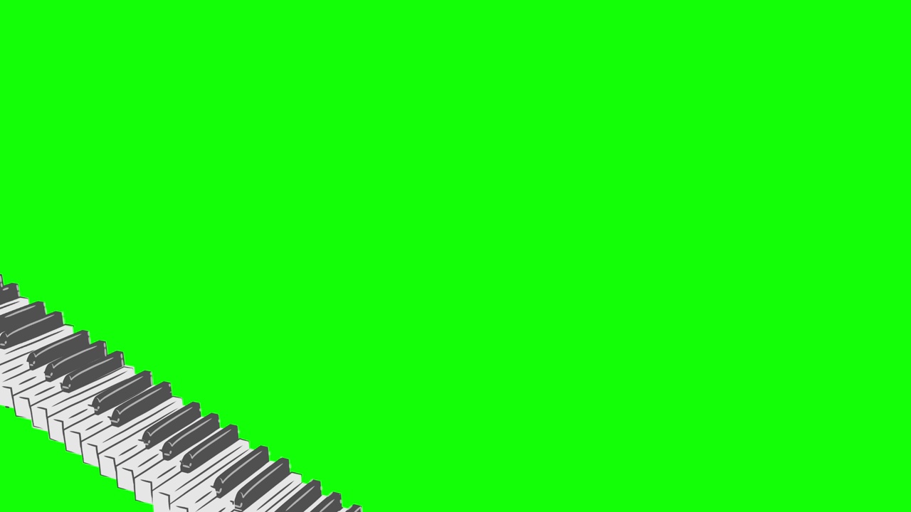 钢琴楼梯环风格图案C视频下载