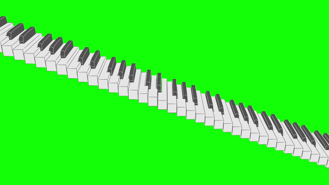钢琴楼梯循环单调模式A视频下载