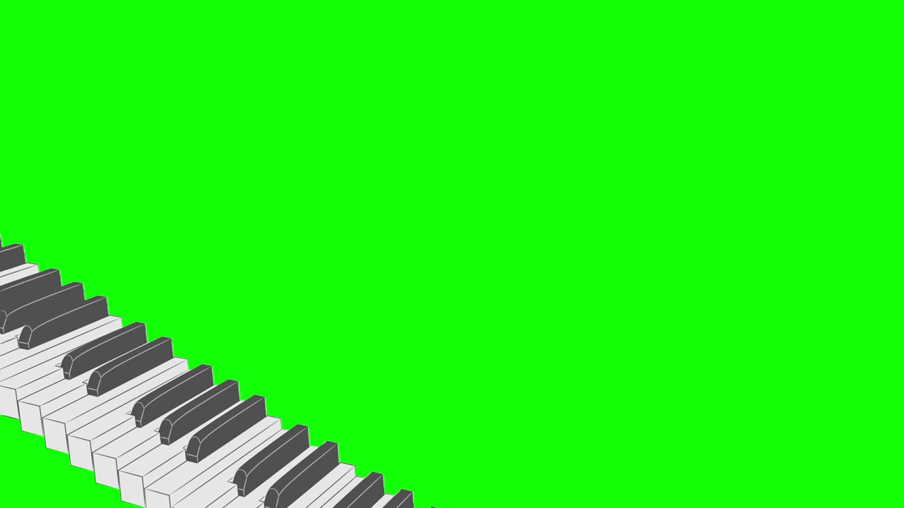 钢琴楼梯循环单调模式B视频下载