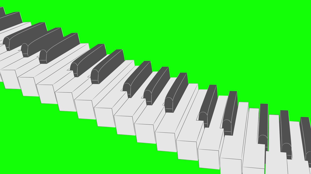 钢琴楼梯循环单调模式G视频下载