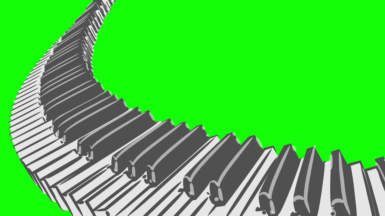 钢琴楼梯曲线环风格的格局E视频下载