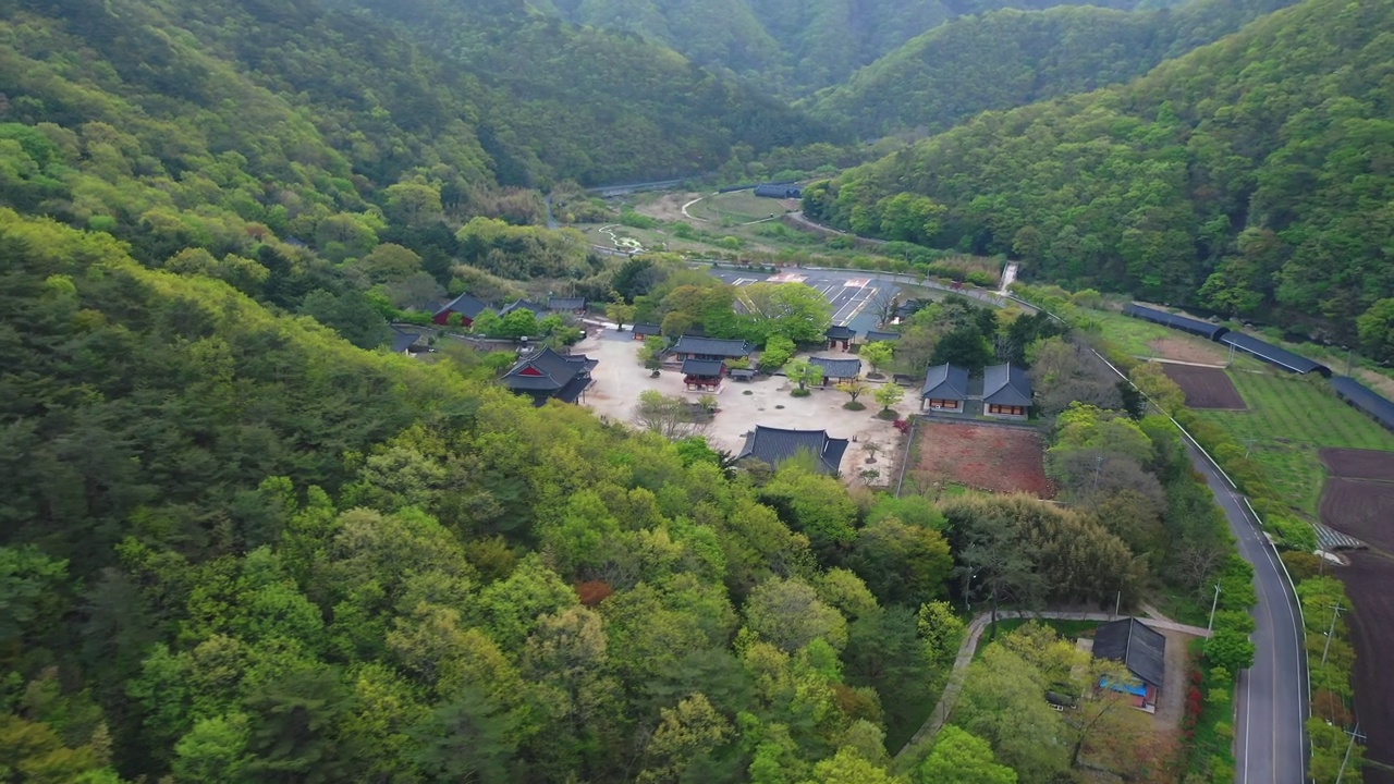 宝林寺风景/长兴郡，全南，韩国视频下载
