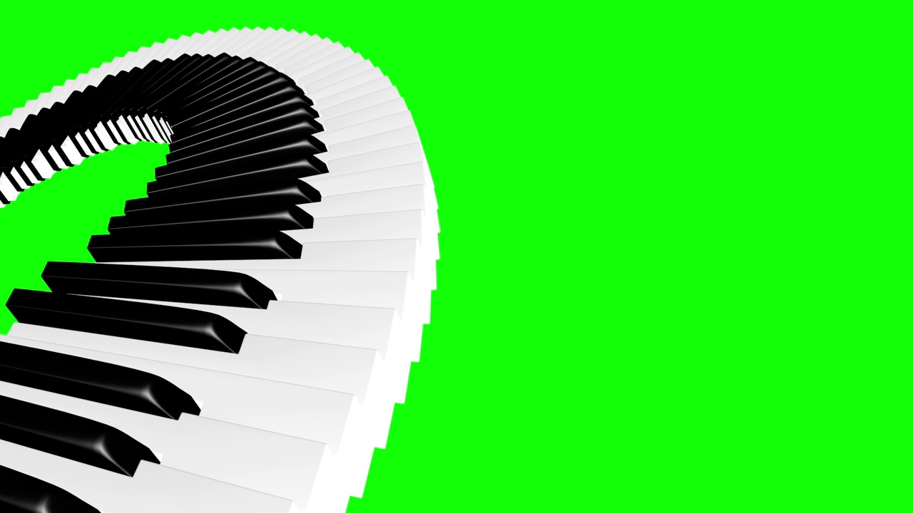 钢琴楼梯曲线环实型G视频下载