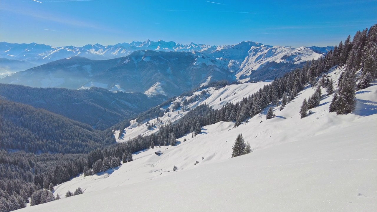 奥地利米尔巴赫的奥地利阿尔卑斯山视频下载