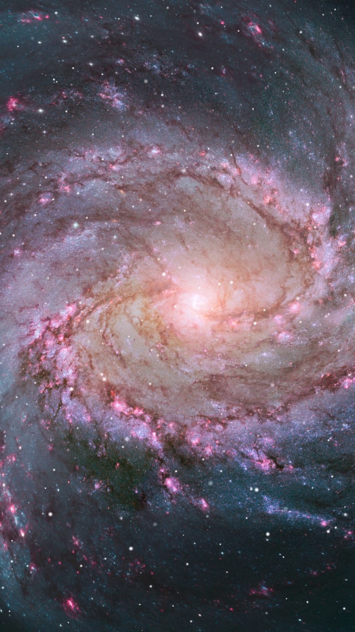 银河在动画中被描绘，充满了无数的恒星视频下载