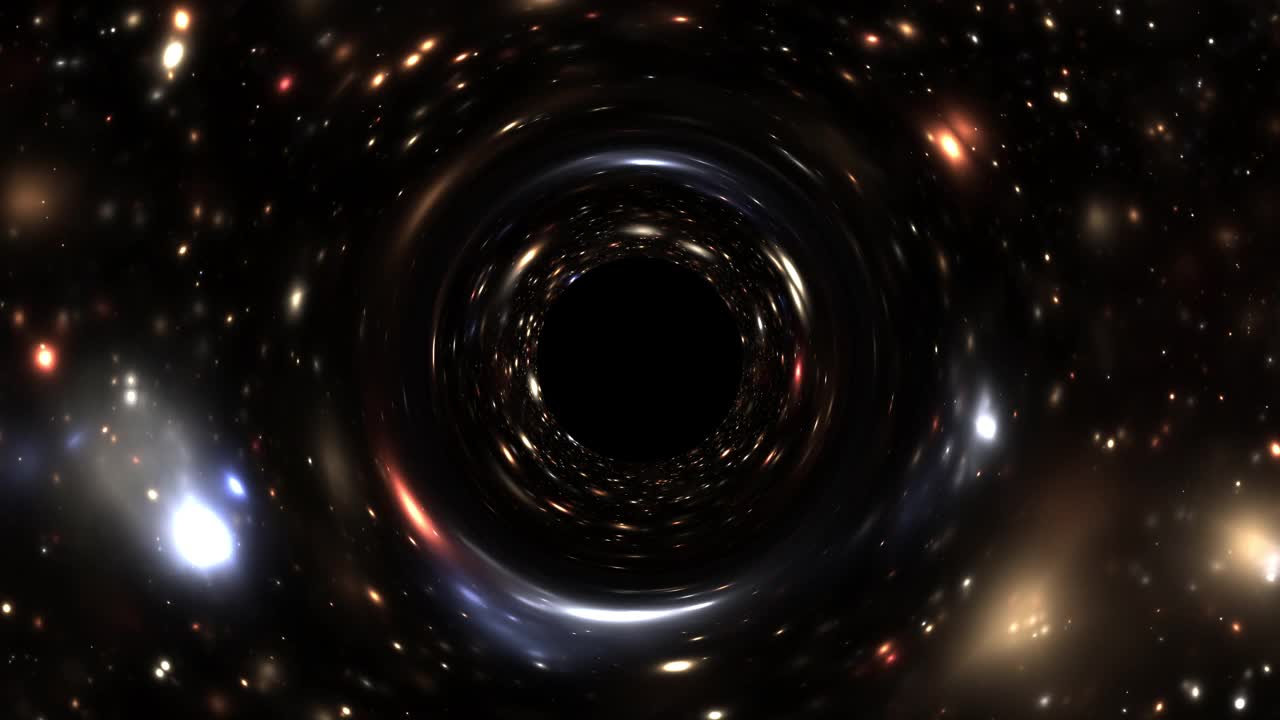 黑洞视频素材