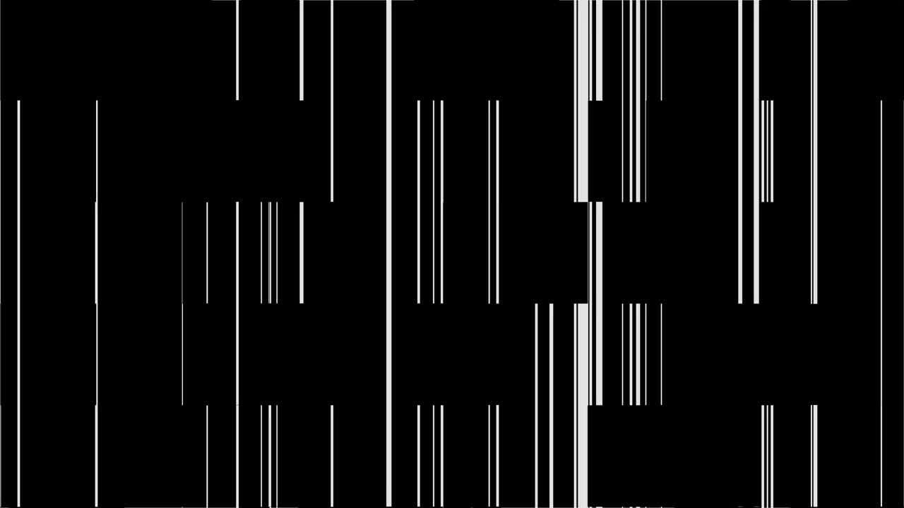 黑白线条和形状无缝循环动画。视频下载