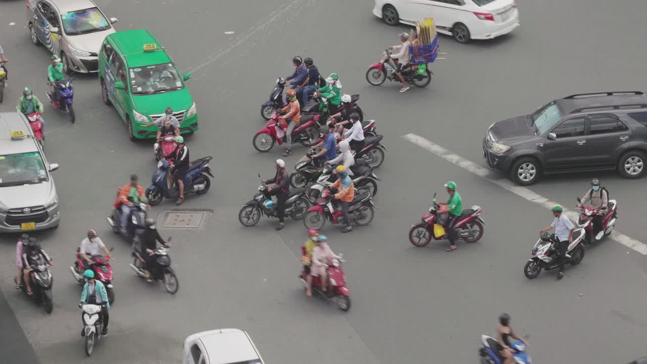 nguyen Chí Minh Traffic视频素材