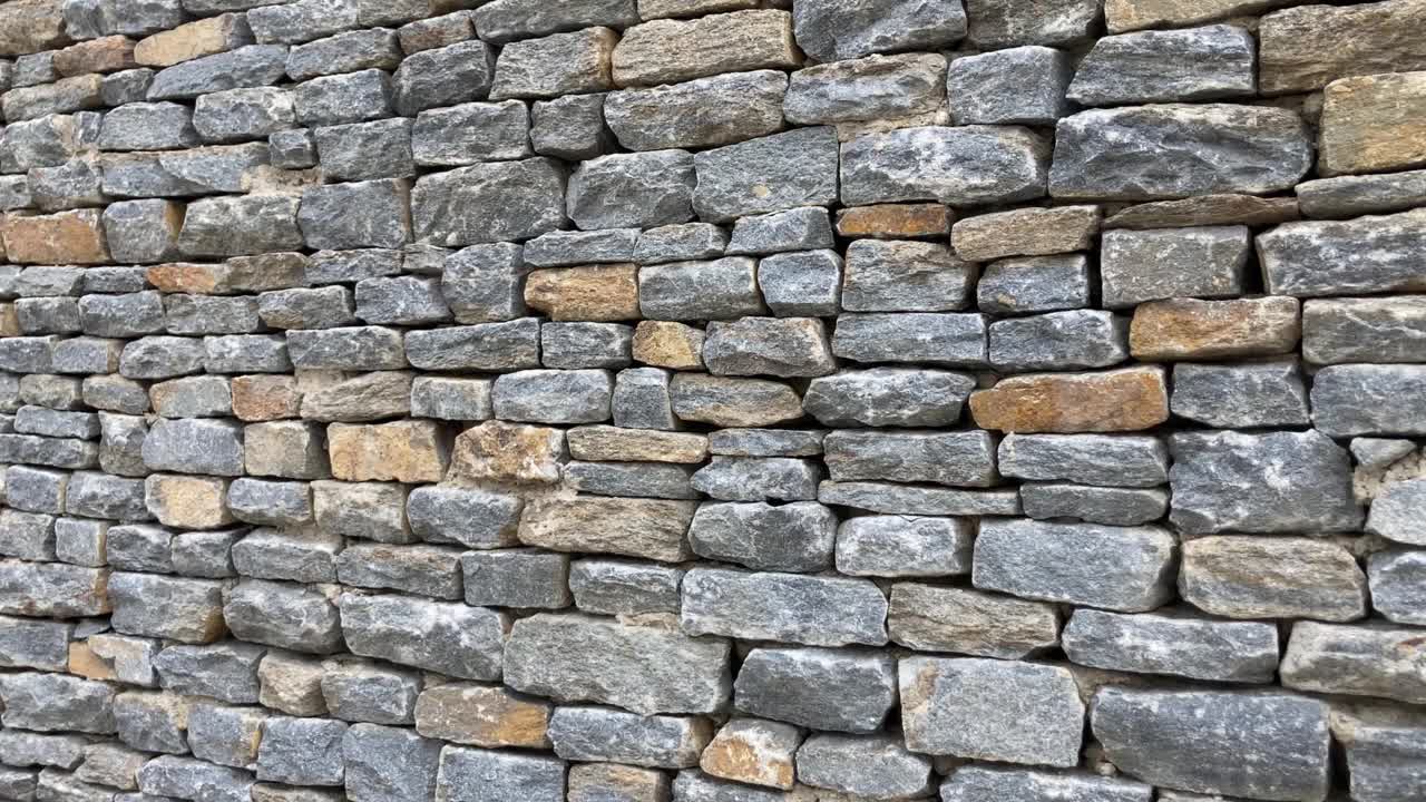 石墙视频素材
