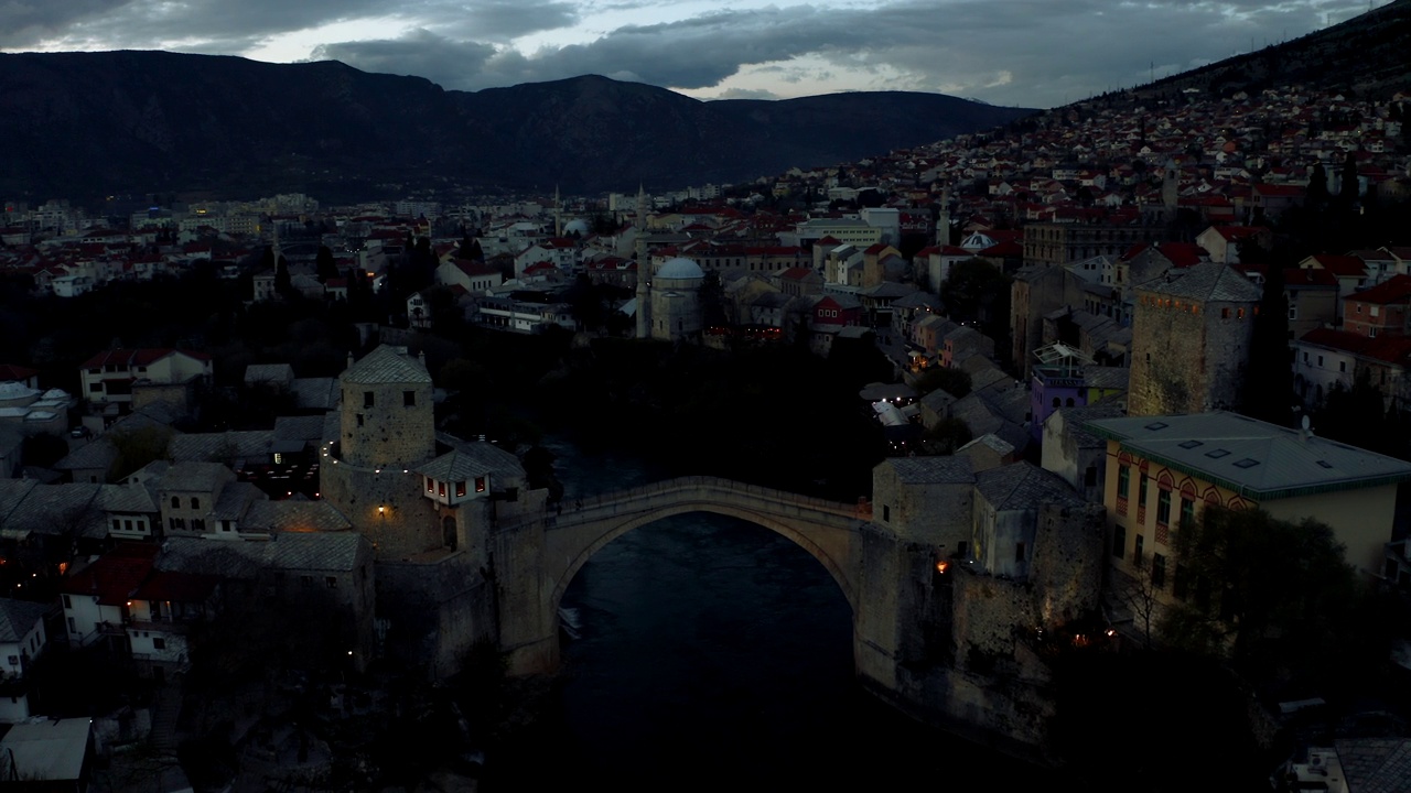 波斯尼亚和黑塞哥维那莫斯塔尔的“老桥”视频下载