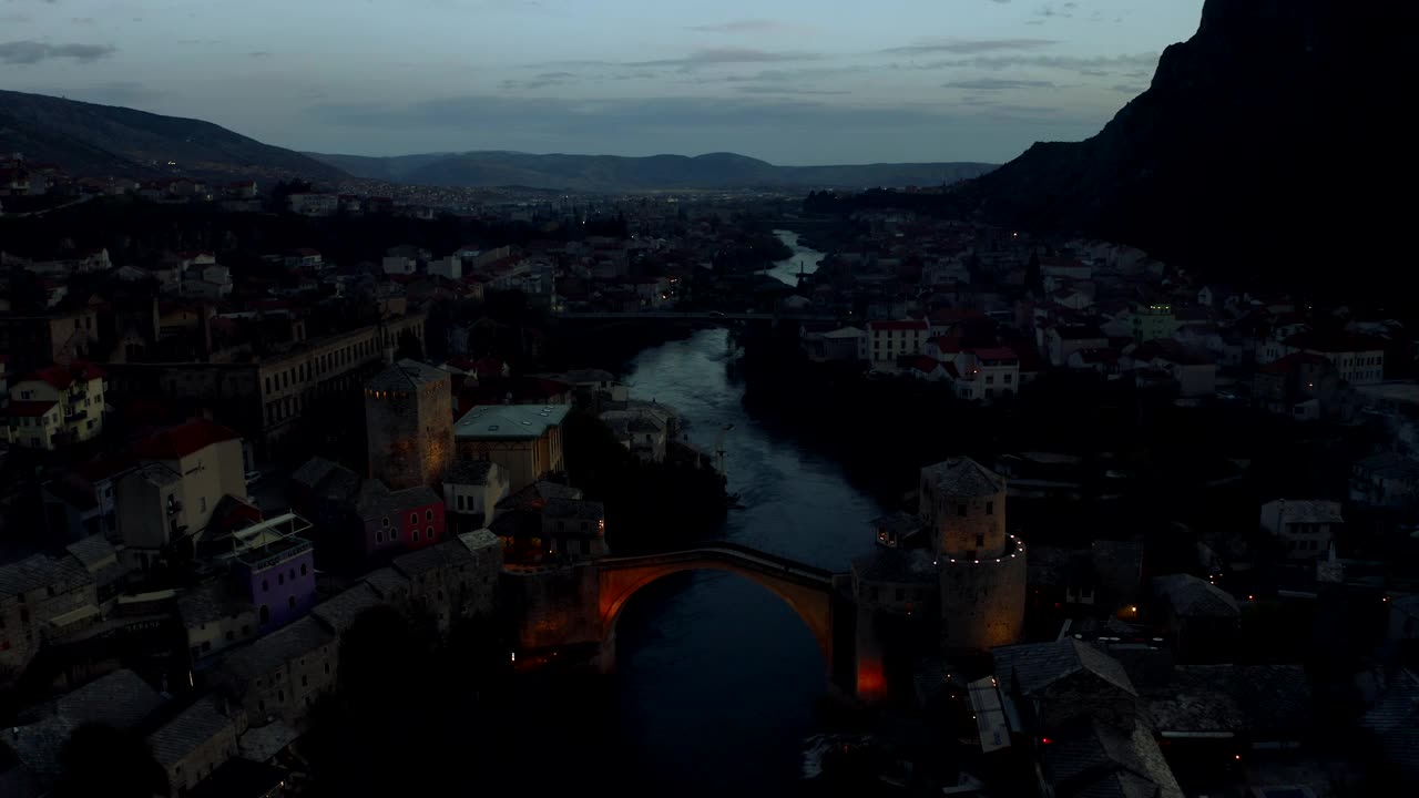 波斯尼亚和黑塞哥维那莫斯塔尔的“老桥”视频下载
