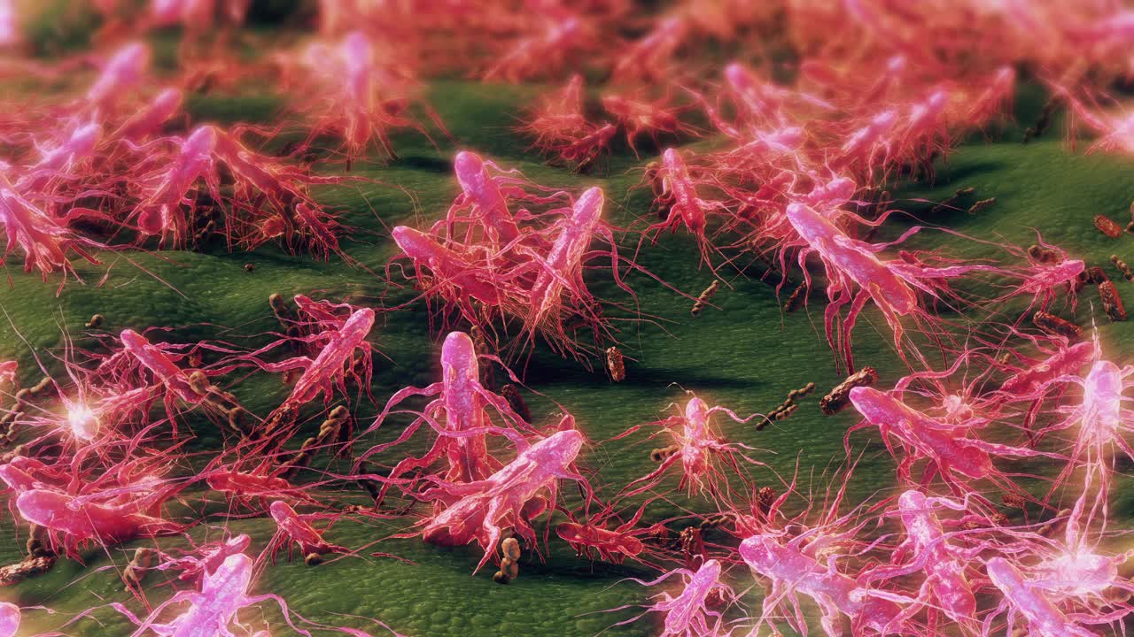 单核细胞增多性李斯特氏菌。视频下载