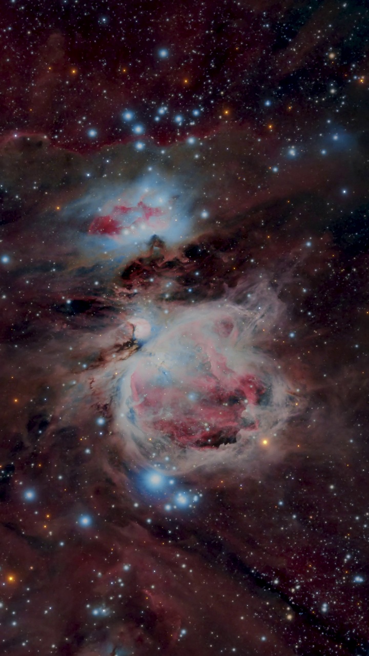 POV飞船接近猎户座大星云(M42)视频素材