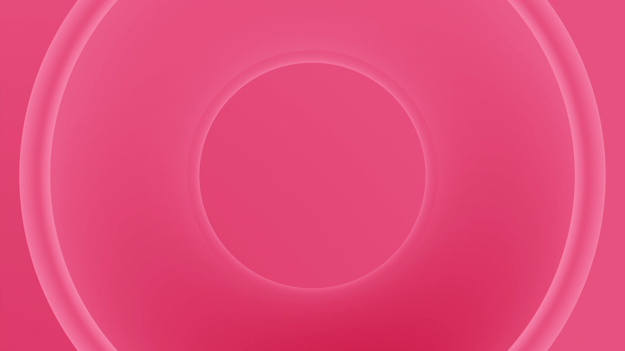 抽象的建筑背景与粉红色的环缩小。设计。缓慢移动的圆形剪影视频素材