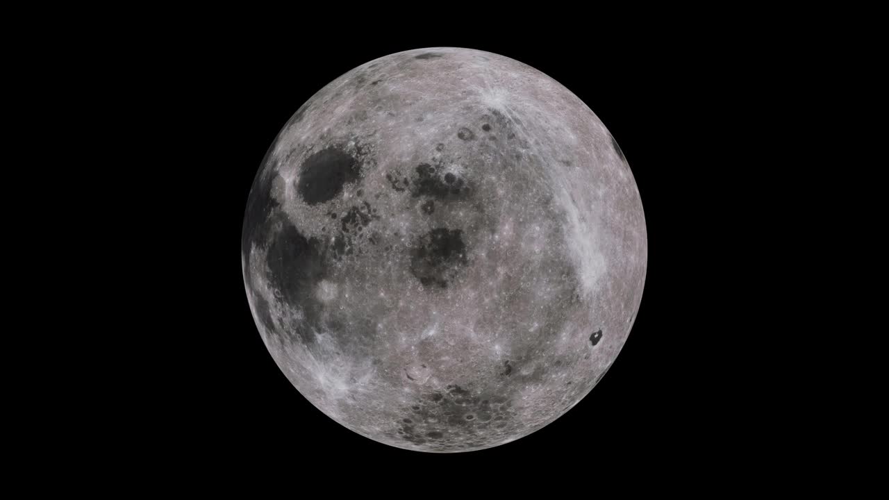 月球1001:一分钟月球旋转。视频下载