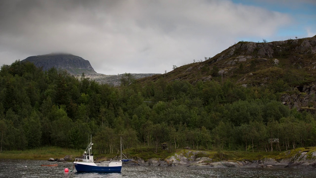 挪威湖景视频素材