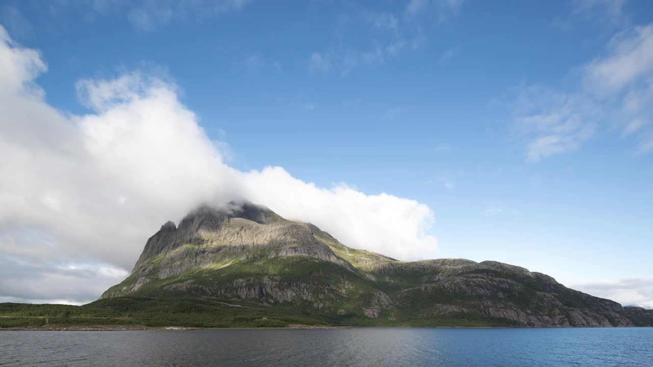 挪威湖景视频素材