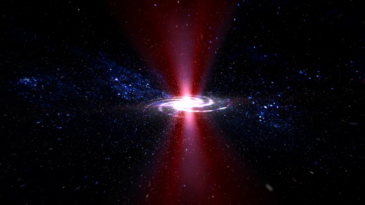 空间银河系类星体视频素材