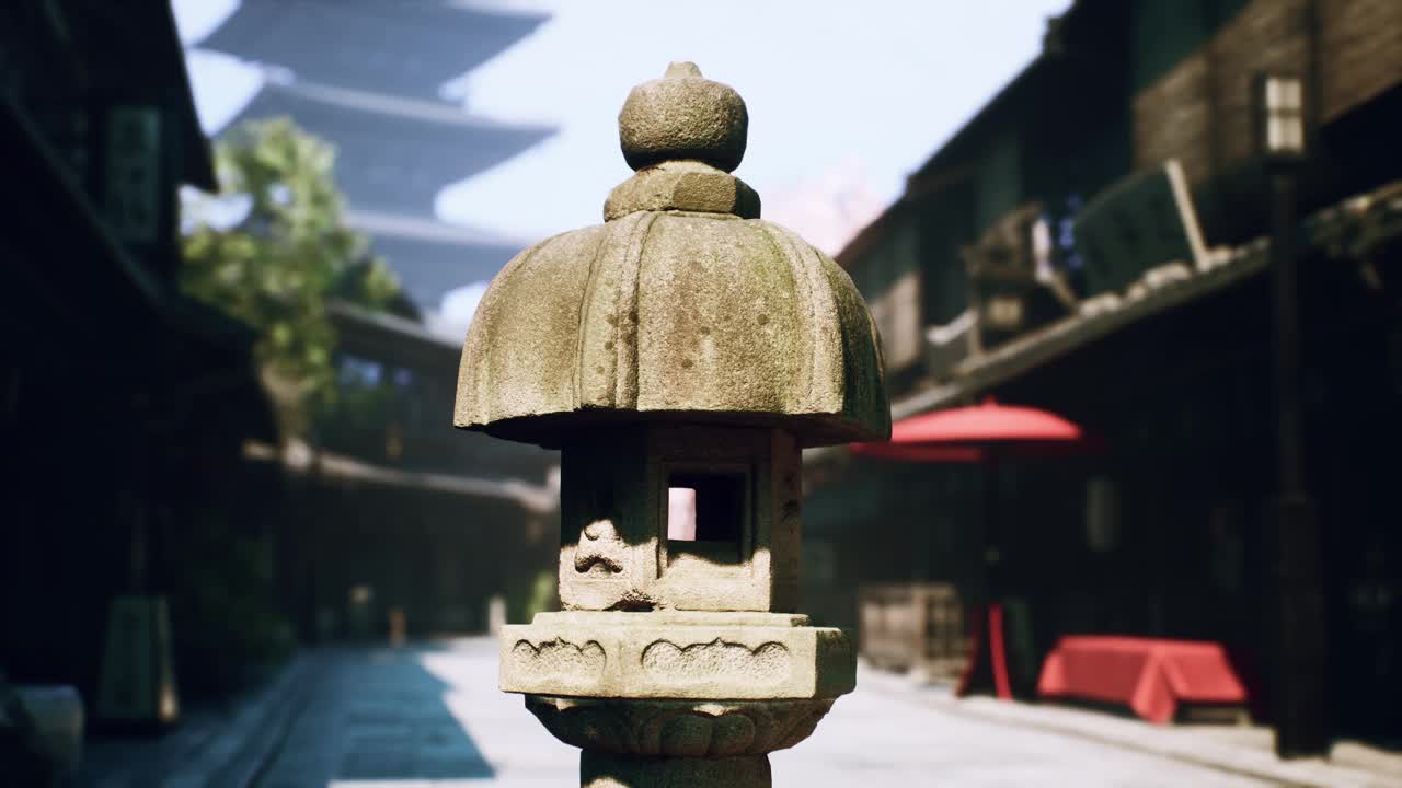 日本京都美丽的寺庙视频下载