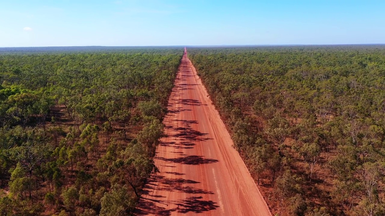 澳大利亚昆士兰约克角半岛发展路视频下载